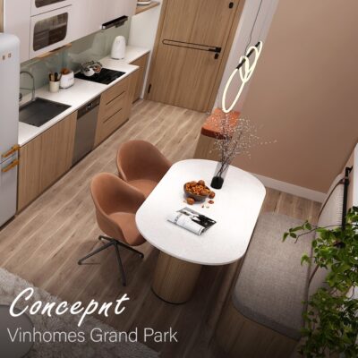 Thi Công Căn Hộ Vinhomes Grand Park - Nội Thất Passion