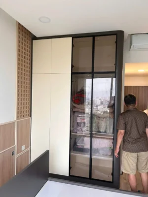 thi công hệ tủ trang trí căn hộ thủ đức